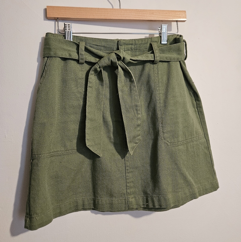 Olive Green Women's Skirt